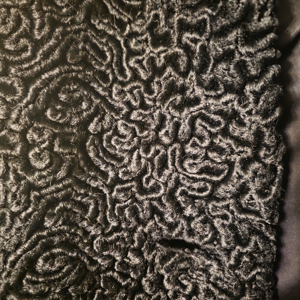 Astrakin By Lepshire Persian Curly Wool Coat Circa 1950s - Picture 13 of 16